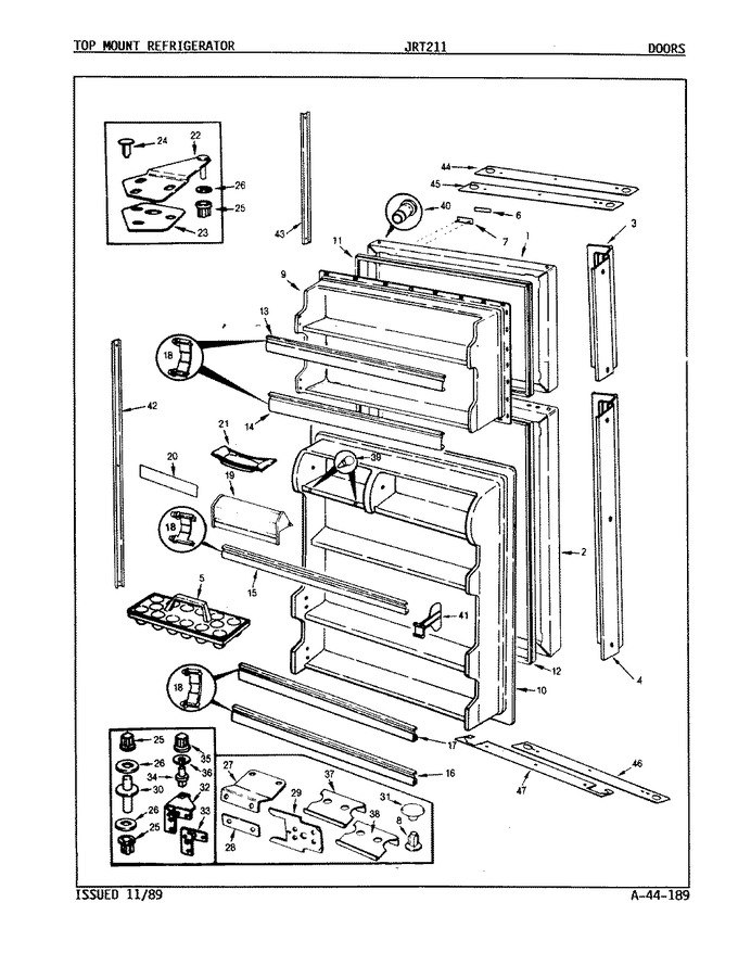 Diagram for JRT211 (BOM: 9C65B)