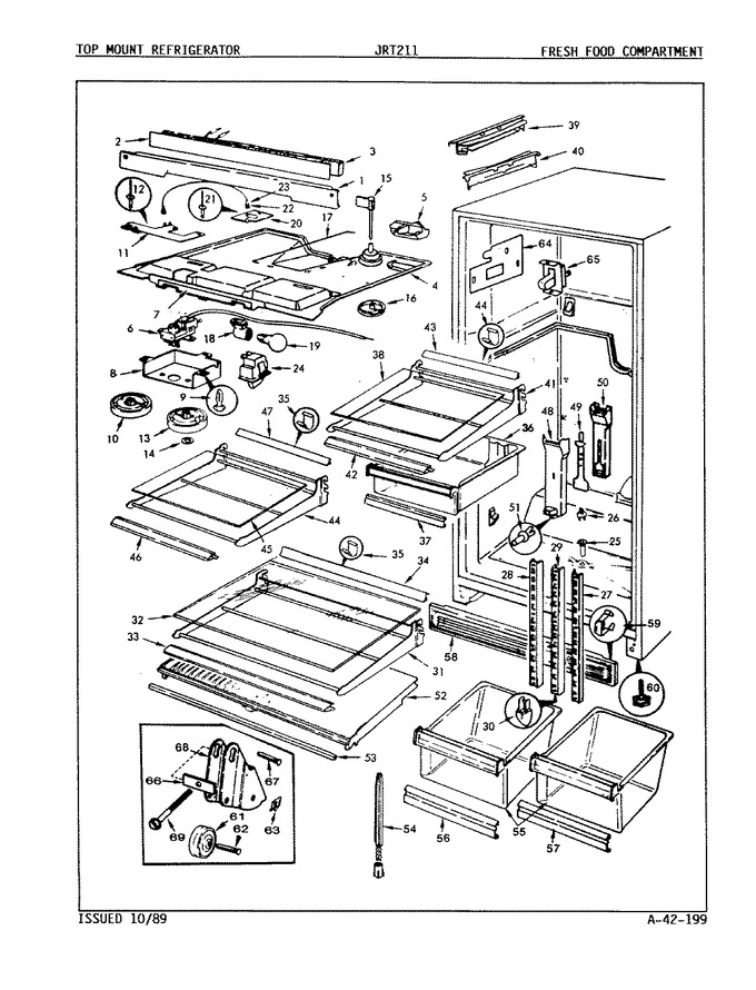 Diagram for JRT211 (BOM: 9C65B)