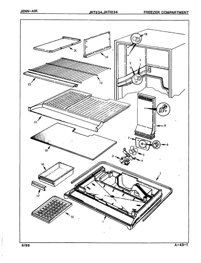 Diagram for JRT234 (BOM: 7C55A)