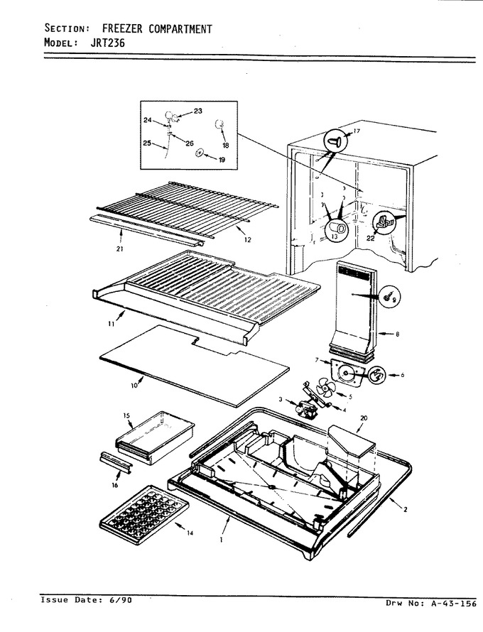 Diagram for JRT236 (BOM: AJ95A)