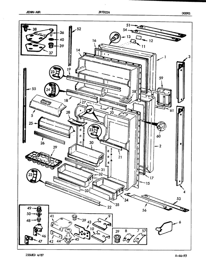 Diagram for JRTD224 (BOM: 7B21A)