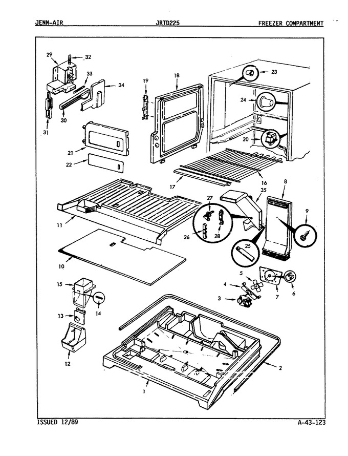 Diagram for JRTD225R (BOM: 9C75A)