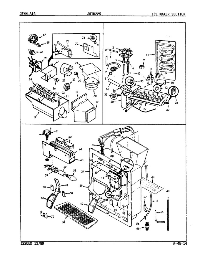 Diagram for JRTD225R (BOM: 9C75B)