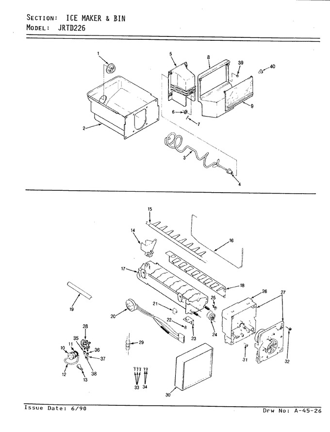 Diagram for JRTD226L (BOM: AJ82A)