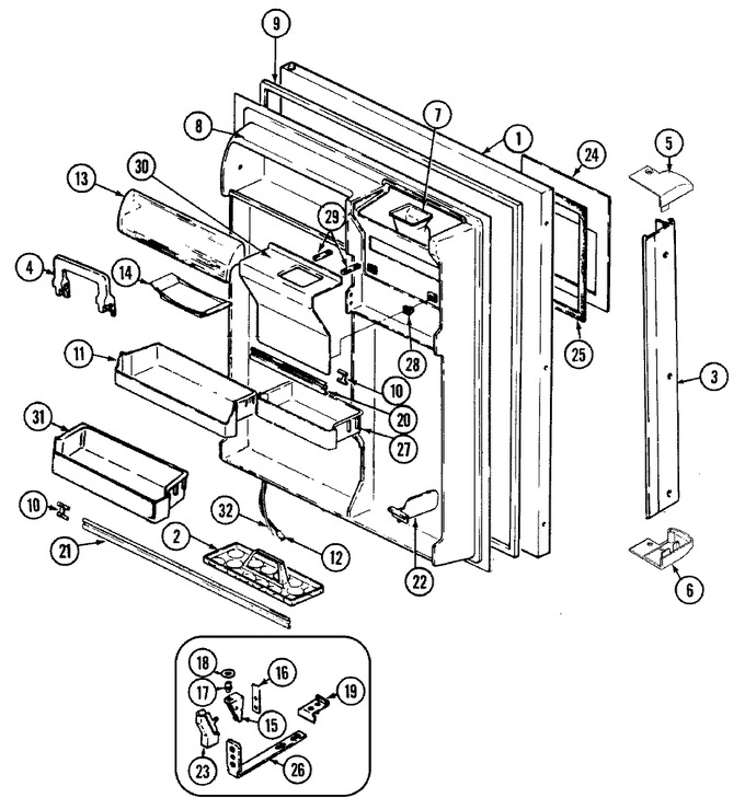 Diagram for JRTDE228LW