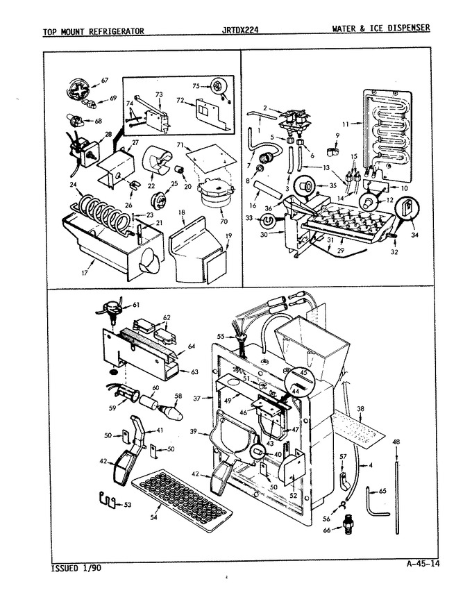 Diagram for JRTDX224R (BOM: 7B24A)