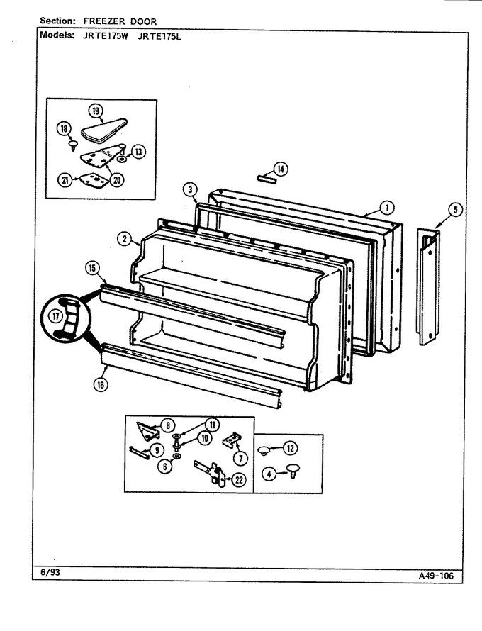 Diagram for JRTE175W (BOM: DJ31A)