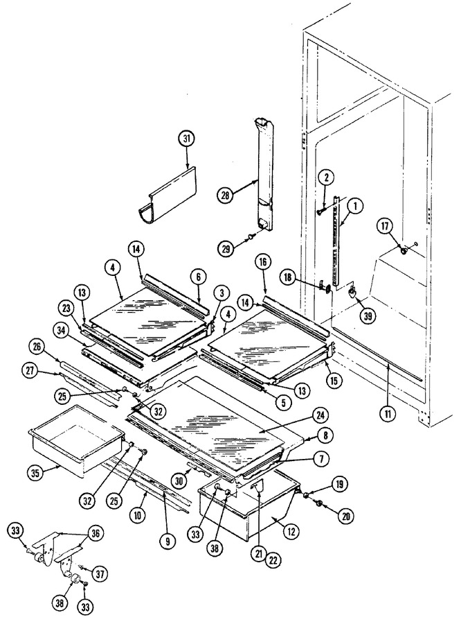 Diagram for JRTE197W (BOM: DJ57A)