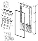Diagram for 07 - Fresh Food Door