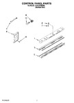 Diagram for 05 - Control Panel Parts