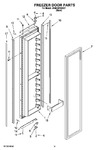 Diagram for 10 - Freezer Door Parts