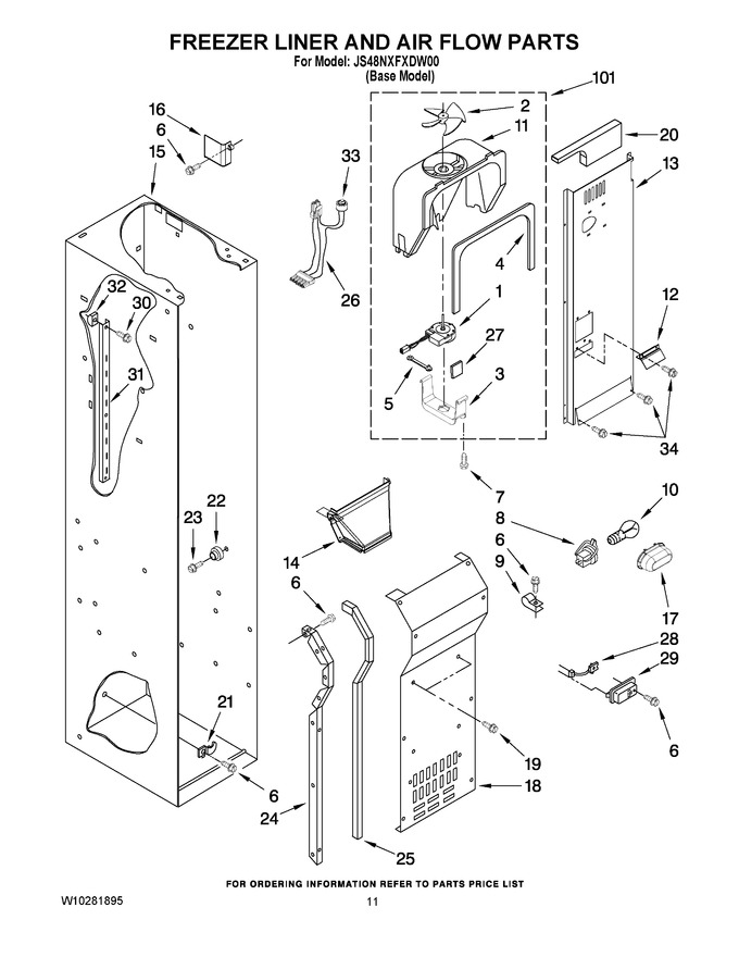 Diagram for JS48NXFXDW00