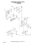 Diagram for 12 - Dispenser Front Parts