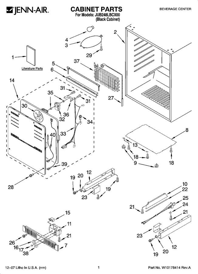 Diagram for JUB248LBCX00
