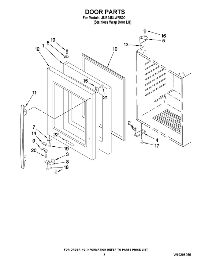 Diagram for JUB248LWRS00