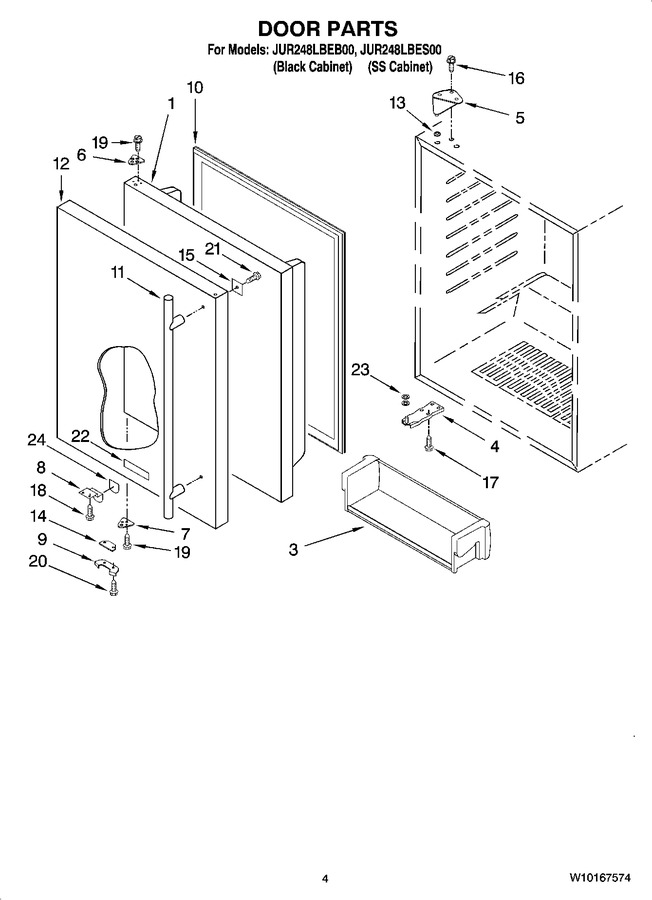 Diagram for JUR248LBEB00