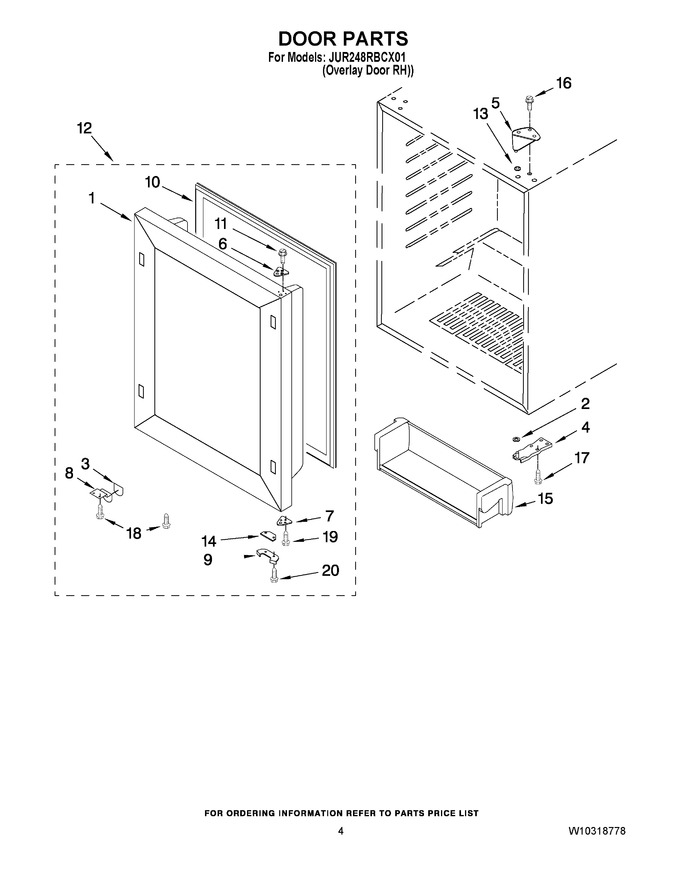Diagram for JUR248RBCX01
