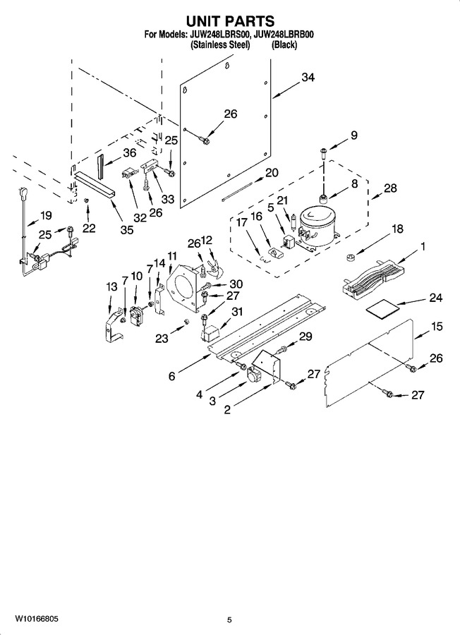 Diagram for JUW248LBRS00