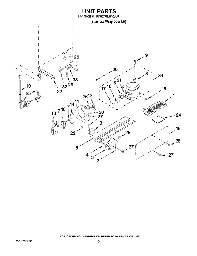 Diagram for JUW248LWRS00
