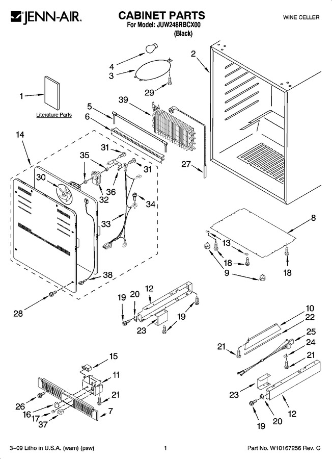 Diagram for JUW248RBCX00