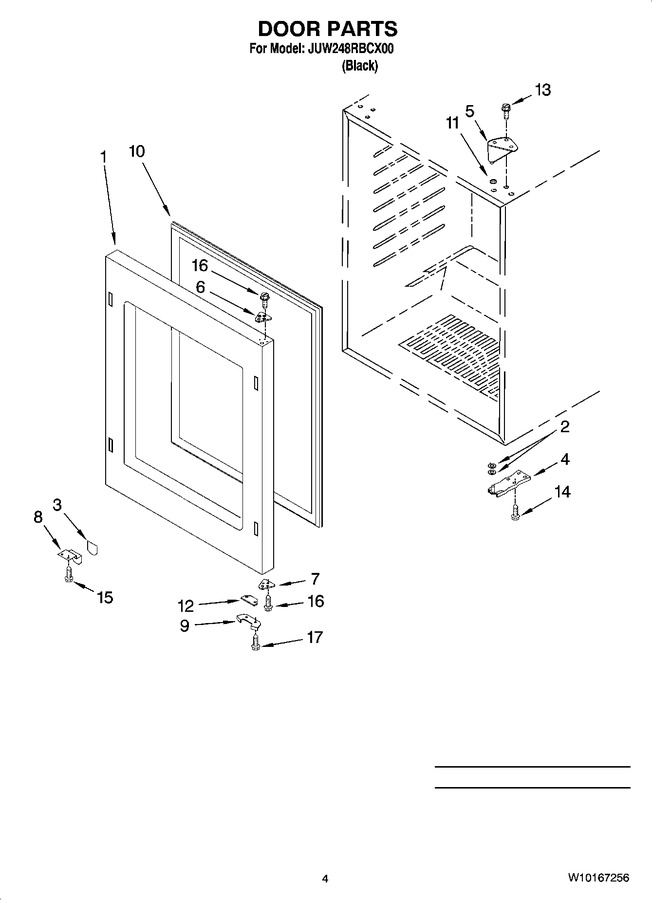 Diagram for JUW248RBCX00