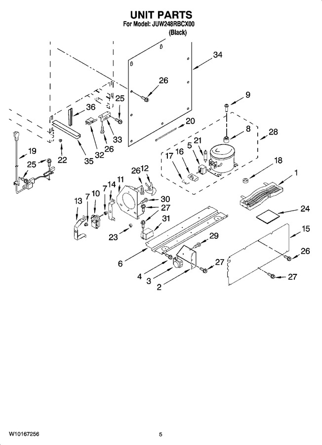 Diagram for JUW248RBCX00