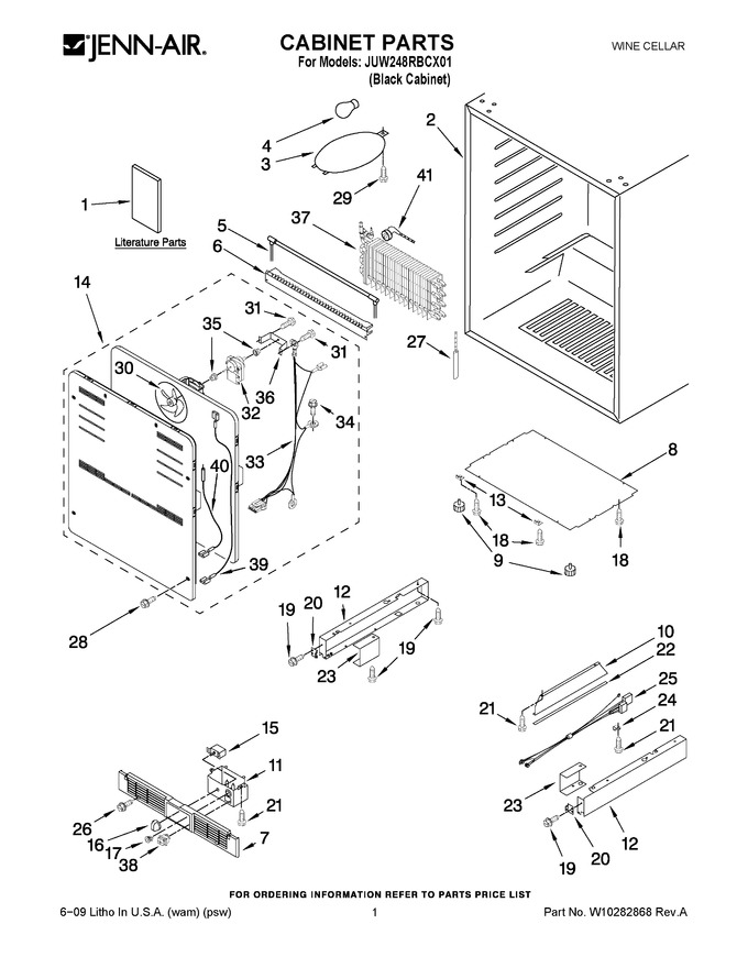 Diagram for JUW248RBCX01