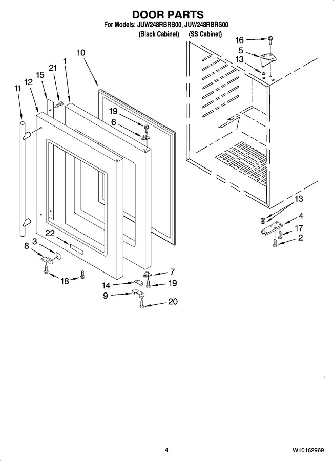 Diagram for JUW248RBRB00