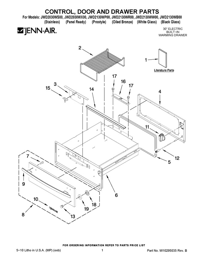 Diagram for JWD2130WR00