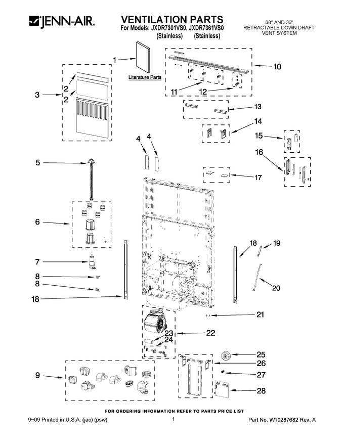 Diagram for JXDR7301VS0