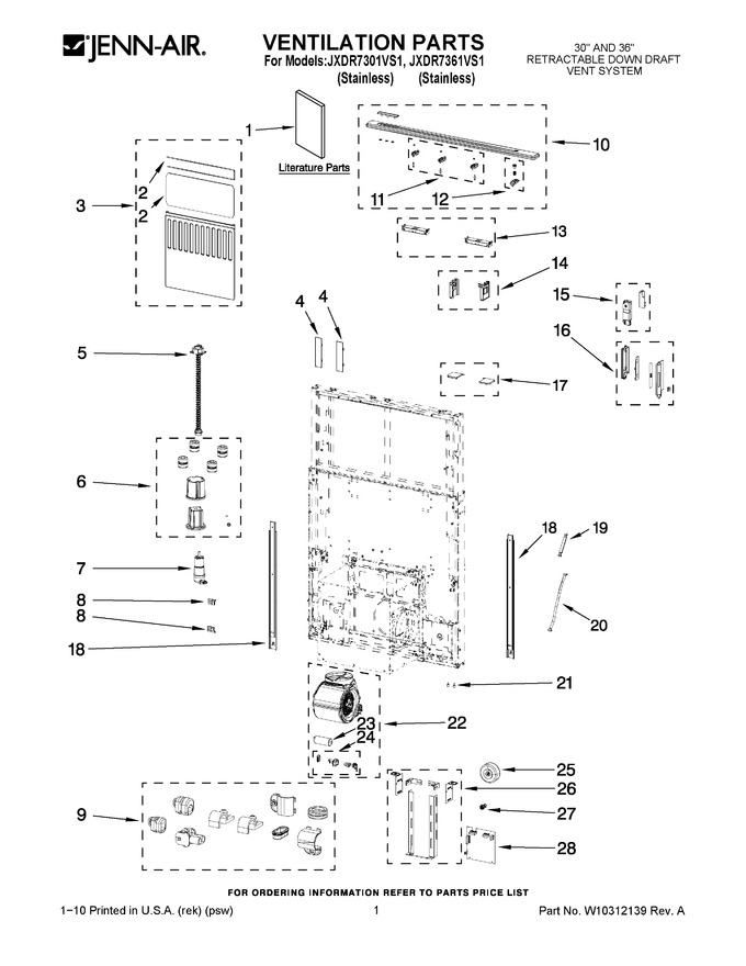 Diagram for JXDR7361VS1