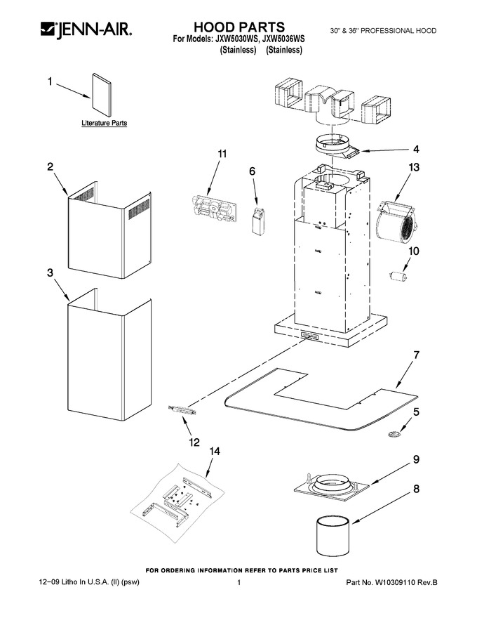 Diagram for JXW5030WS