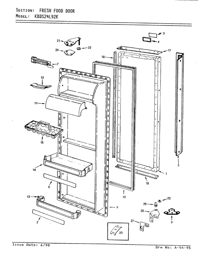 Diagram for KBDS24L92KA (BOM: AP82A)