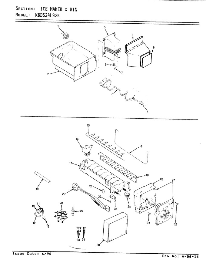 Diagram for KBDS24L92KA (BOM: AP82A)