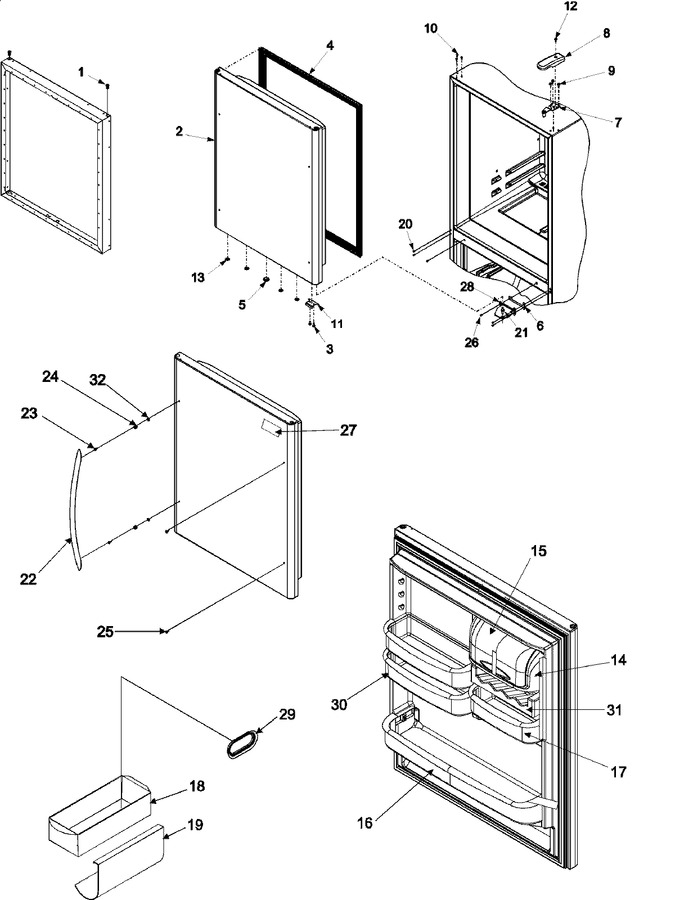 Diagram for KBRA20ELBT0 (BOM: PKBRA20ELC0)