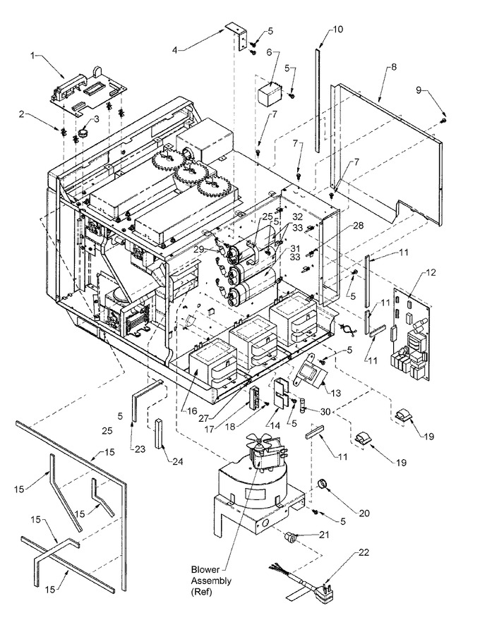 Diagram for KFC1 (BOM: P1198622M)