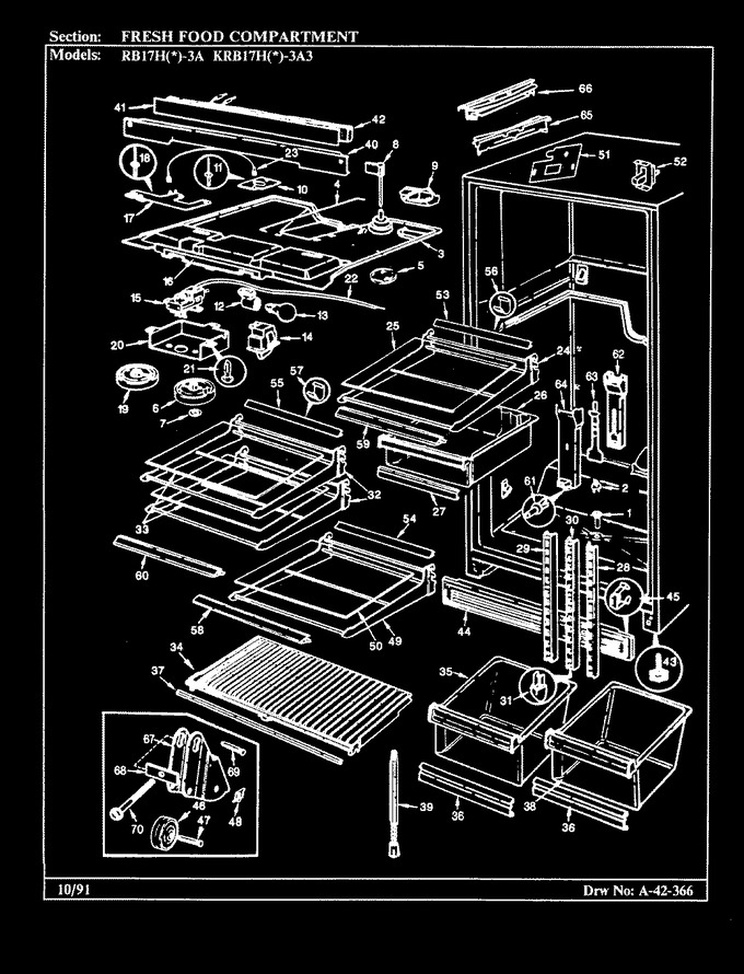 Diagram for KRB17HN-3A3 (BOM: 9D30A)