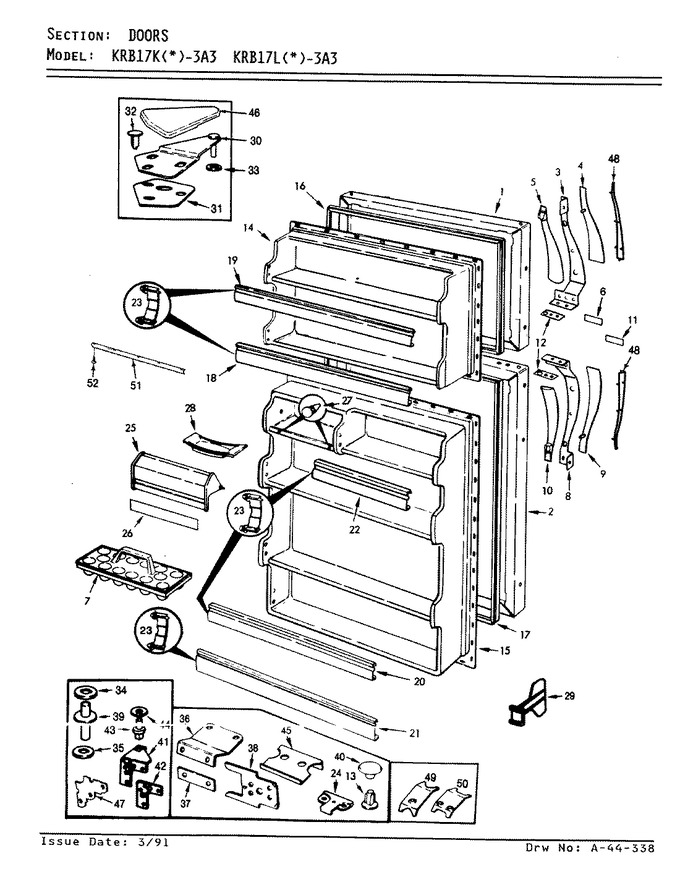 Diagram for KRB17LA3A3 (BOM: BF30B)