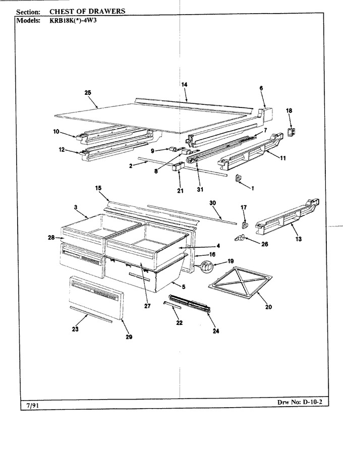 Diagram for KRB18KA4W3 (BOM: BF42B)