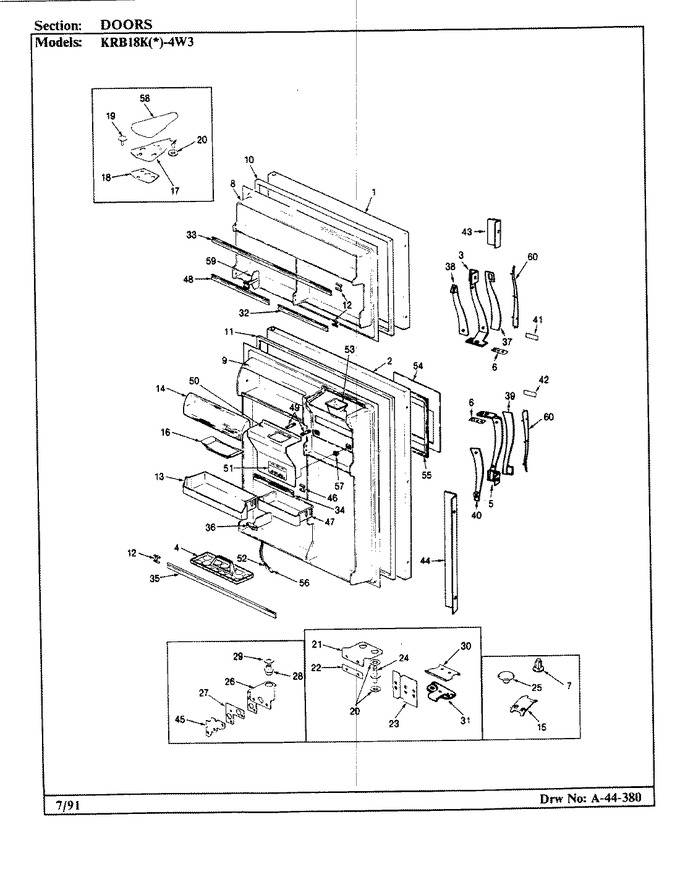 Diagram for KRB18KA4W3 (BOM: BF42B)