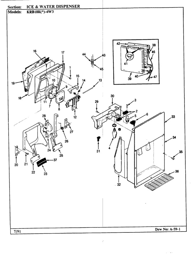 Diagram for KRB18KN4W3 (BOM: BF42B)