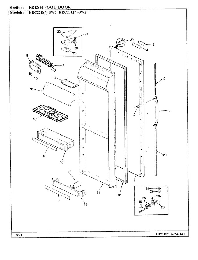Diagram for KRC22KA3W2 (BOM: AP37A)