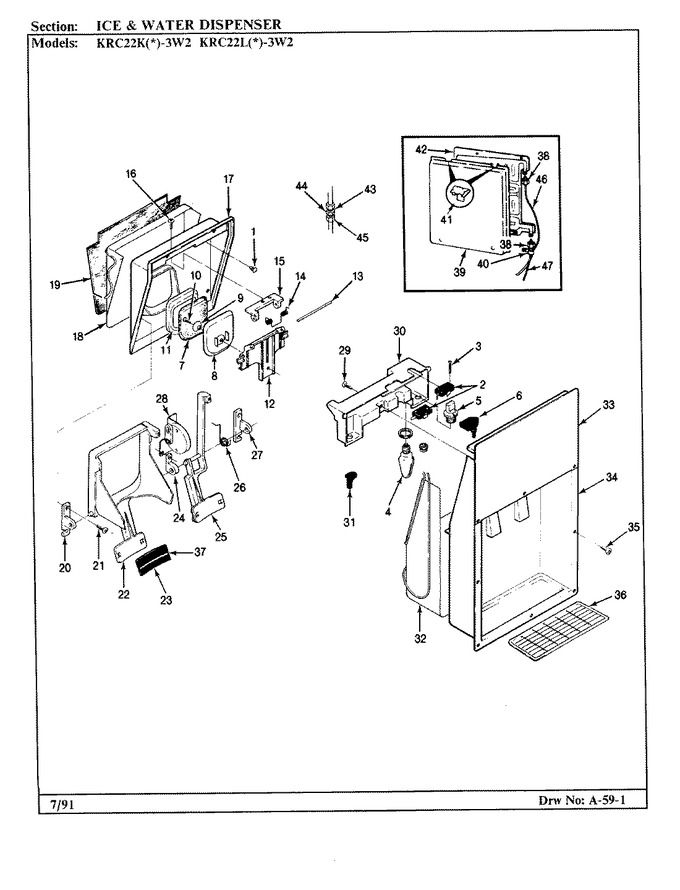 Diagram for KRC22KN3W2 (BOM: AP36A)