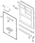 Diagram for 05 - Fresh Food Inner Door
