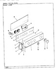 Diagram for 04 - Control Panel (rev. G-l)