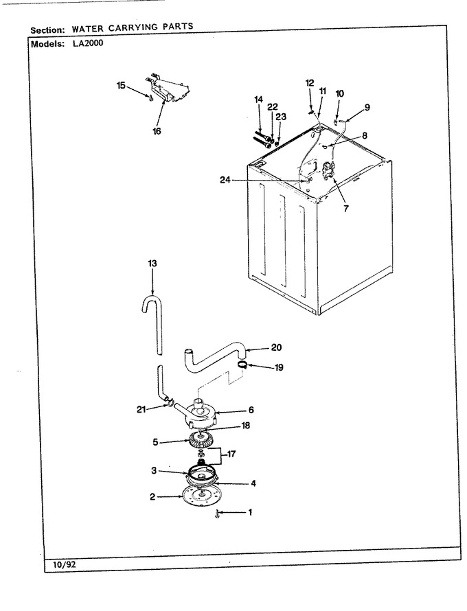 Diagram for LA2000A