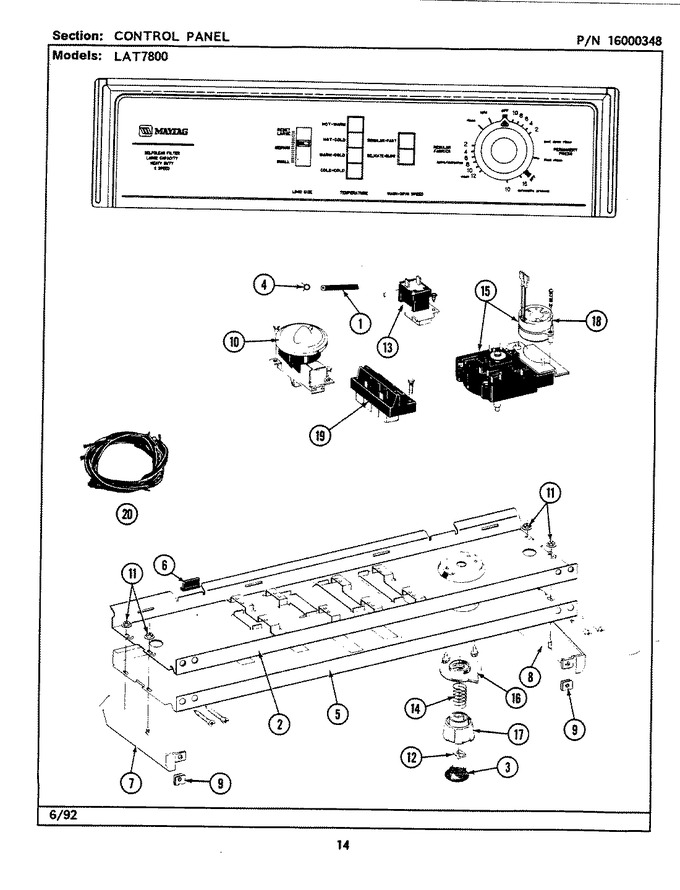 Diagram for LAT7800ABW