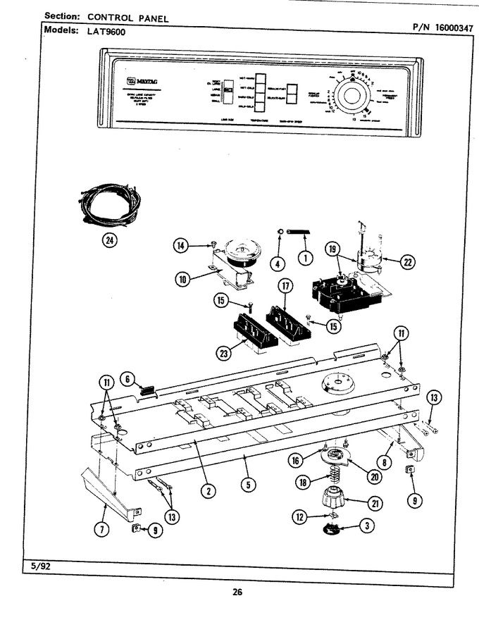 Diagram for LAT9600ABW