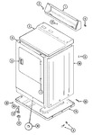 Diagram for 01 - Cabinet-front (lde7304agm & Ldg7304agm)