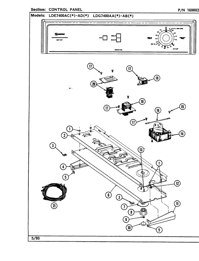 Diagram for LDE7400ADW